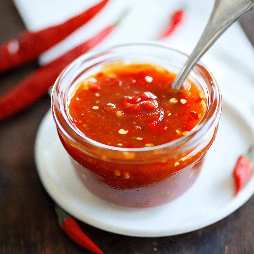 Homemade Sweet Chili Sauce Recipe - camilarecipes.com