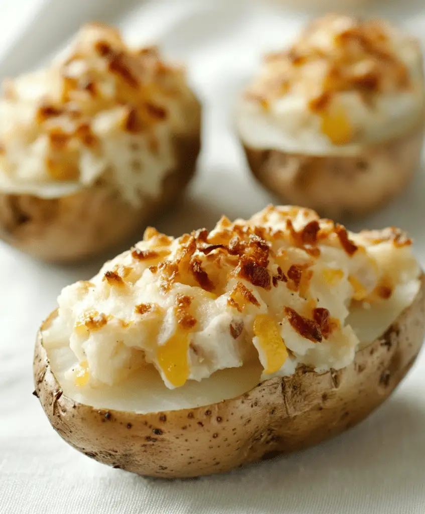 Twice Baked Potatoes Recipe - camilarecipes.com